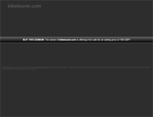 Tablet Screenshot of biketourer.com